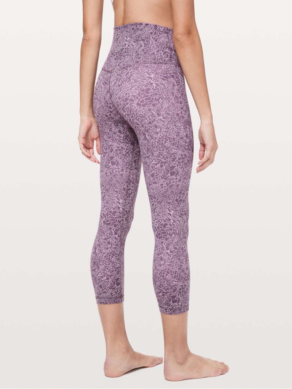 Lululemon Align Crop - Arabesque Antoinette Smoky Quartz
